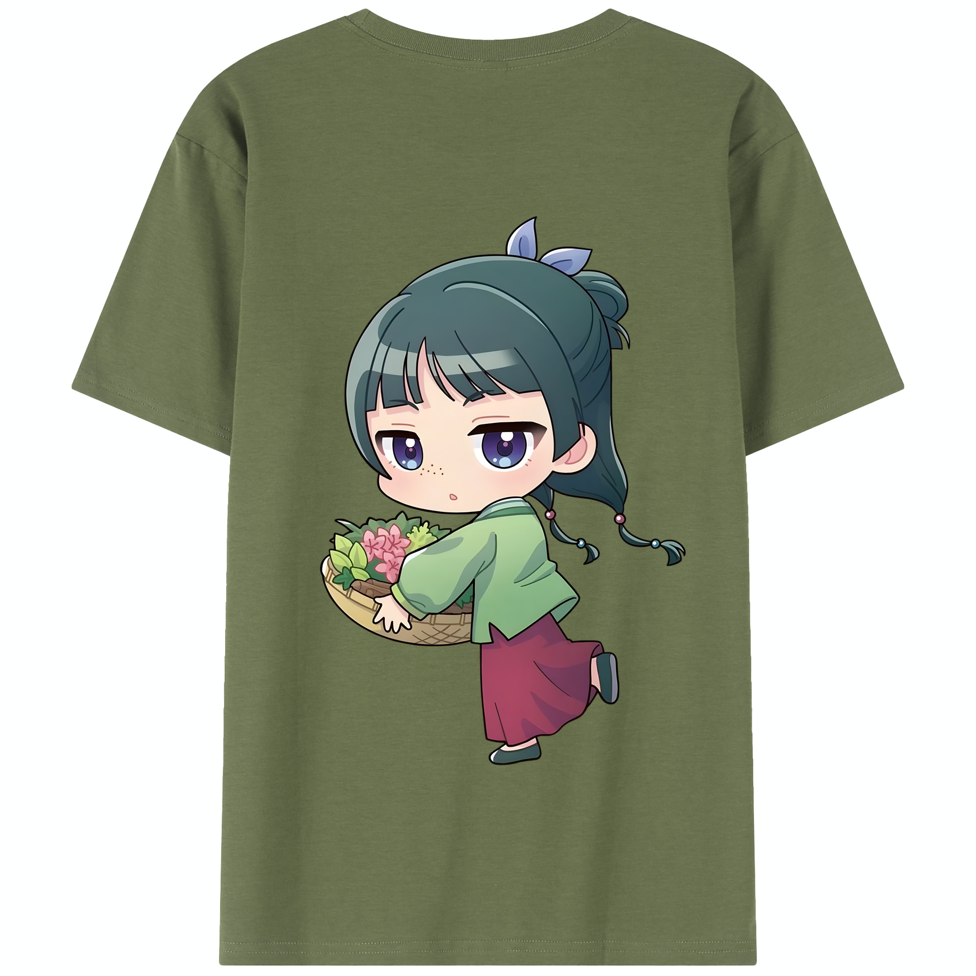 （画像用） 薬屋のひとりごと The Apothecary Diaries 綿100％半袖Tシャツ（背面プリント）